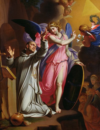 St. Bruno im Gebet, 1671 von Adrien Sacquespee